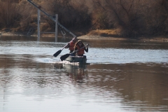 Singles' Retreat: canoeing